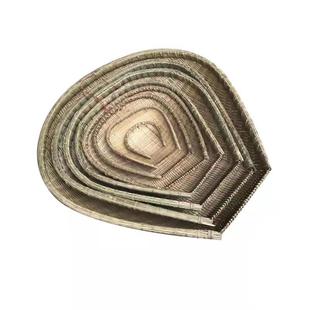 竹编火锅筲箕竹篮竹筛农家手工青皮竹筐厨房洗菜沥水晾晒装饰家用