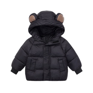 2025新款儿童羽绒棉服男女童短款加厚棉袄小童宝宝卡通保暖外套冬