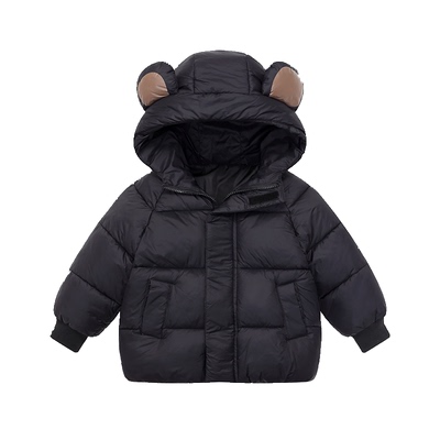 男女童加厚秋冬卡通休闲羽绒棉服