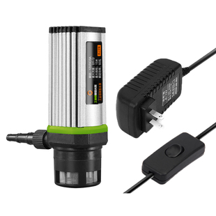 微动力12v小水泵抽水家用型220V潜水自吸微型全自动开槽水钻机泵