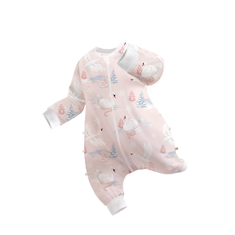 【先加购11号晚8点付定】ibaby恒温儿童纱布睡袋春夏防踢被抑菌