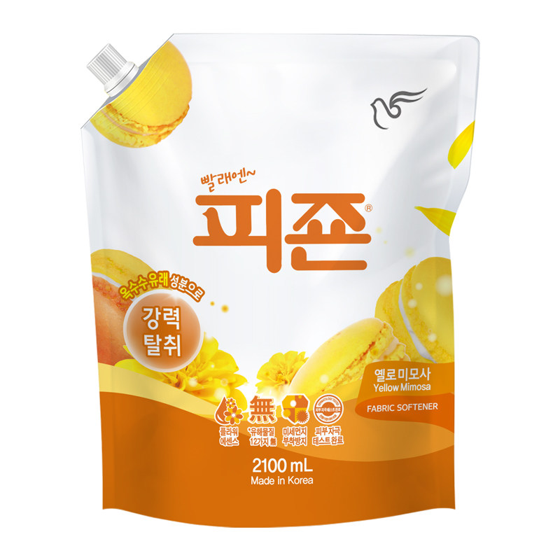 韩国碧珍柔顺剂芳草味2袋装