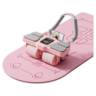 四轮健腹轮自动回弹2025新款家用瘦肚子马甲线卷练腹肌健身神器材