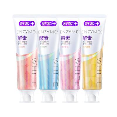 舒客美白牙膏溶解去渍直击源头