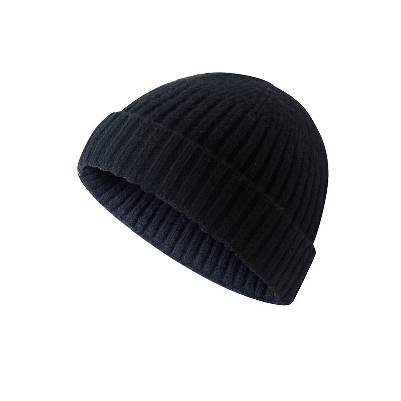 Beanie帽超舒服柔软复古雅痞瓜皮帽秋冬针织帽圆顶毛线帽男女中性