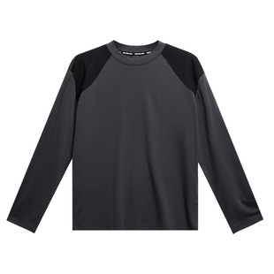 撕裂组织全位穿梭者高弹抓绒撞色打底健身运动户外训练长袖保暖