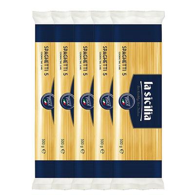 lasicilia进口意面500g×5袋