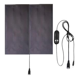 12V/24V石墨烯发热坐垫热敷腰肚子睡觉暖背暖脚神器保暖鱼缸过冬