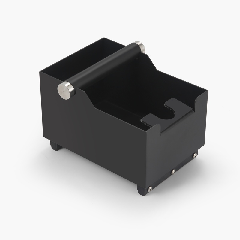 不锈钢敲渣盒压粉咖啡敲渣粉桶两用渣废渣槽家用可渣拆配件咖啡盒