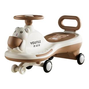 优尼乐升级儿童扭扭车二代手推可坐摇摆车宝宝溜溜学步车男女玩具