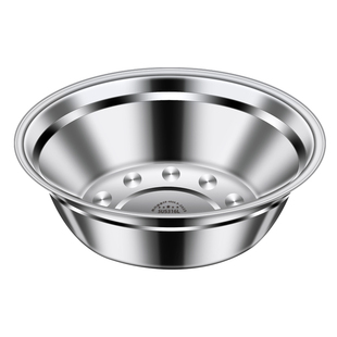 316不锈钢碗食品级汤碗家用汤盆加厚铁碗学生食堂打饭碗儿童小碗