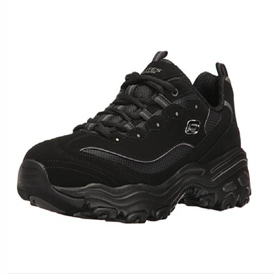 斯凯奇经典款黑武士增高休闲鞋