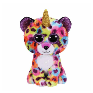 TY大眼睛独角兽系列潮品毛绒玩具公仔玩偶猫头鹰美洲豹新品哈士奇