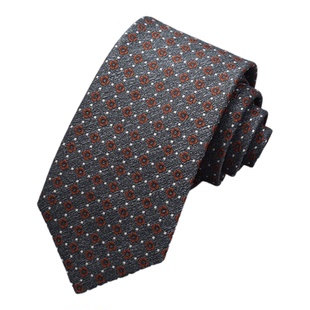 Goldlion/金利来男德国进口面料撞色花纹经典商务色织箭头型领带