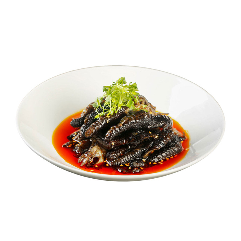 春之源麻辣鸡爪250g无骨红油黑凤爪去骨黑鸡脚四川特产即食凉拌菜