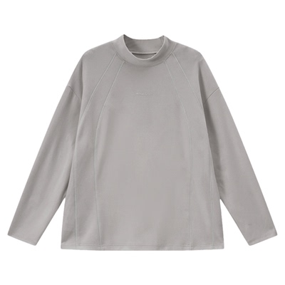 吕小虎秋冬季德绒长袖T恤