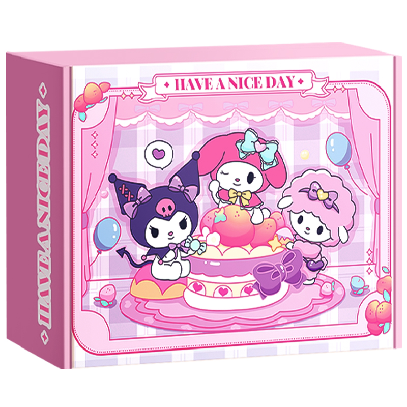 库洛米文具礼盒套装三丽鸥圣诞新年开学大礼包女孩小学生入学准备必备美乐蒂女生学习用品儿童生日礼物幼儿园