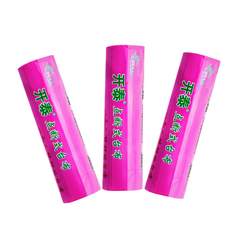 【点断】加厚一次性桌布家用红白长方形塑料薄膜透明圆桌餐厅台布