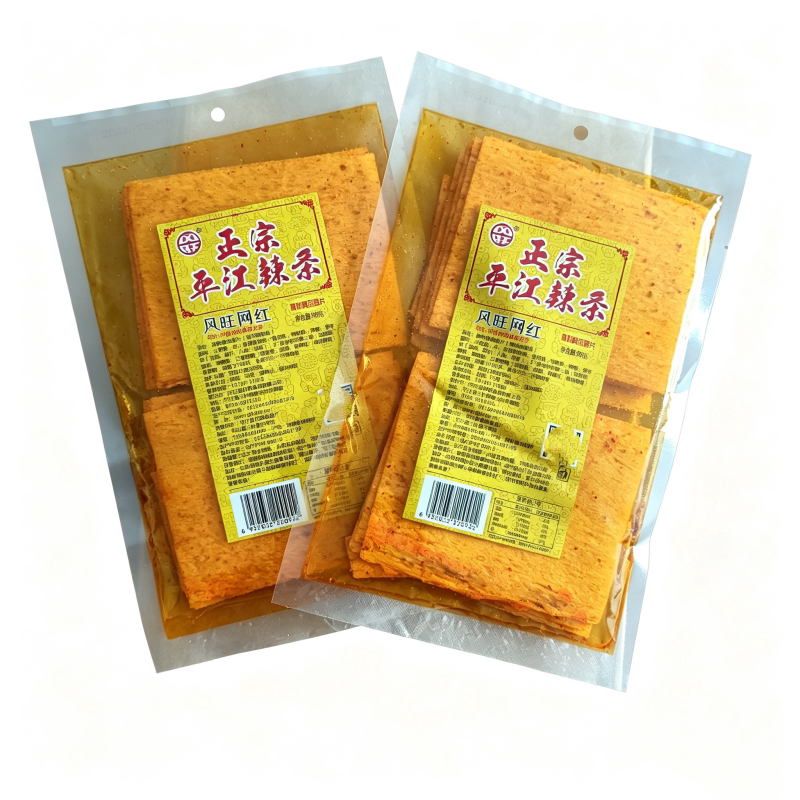 正宗平江香辣面筋制品大辣片零食
