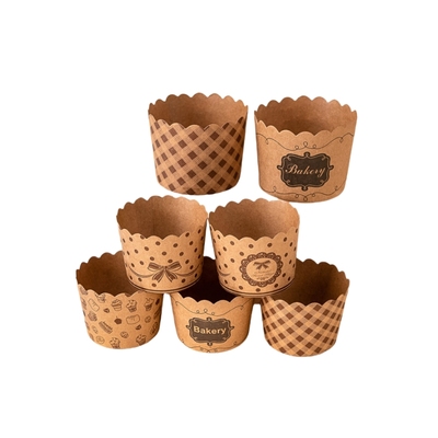 牛皮纸杯食品级耐高温戚风蛋糕用
