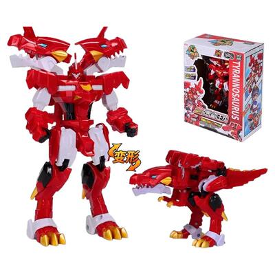心奇爆龙战车4恐龙变形合体机器人机甲金刚玩具儿童男孩新奇暴龙