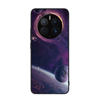 黑洞星空硅胶防摔真我创意手机壳