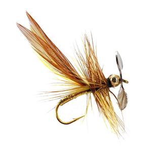 路亚假饵飞蝇钩钓组毒蚊微物瓜子亮片套装钓组线组白条马口翘嘴