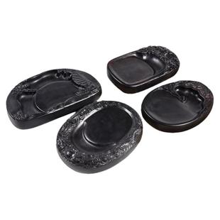 成竹堂砚台原石天然澄泥砚成人学生用墨池墨盘墨碟墨砚墨海墨碗墨盒书法墨条墨汁入门毛笔套装初学文房四宝