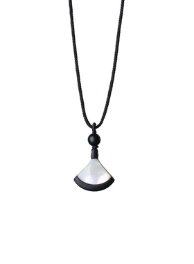 「一贝一心」一辈子小裙子小叶紫檀女吊坠项链锁骨链项坠定制刻字