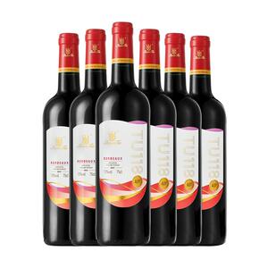 山图进口tu118干红整箱6支葡萄酒