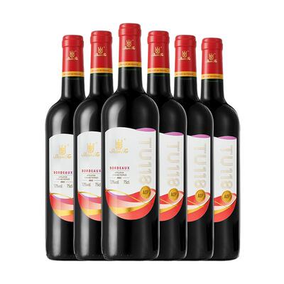 山图进口tu118干红整箱6支葡萄酒