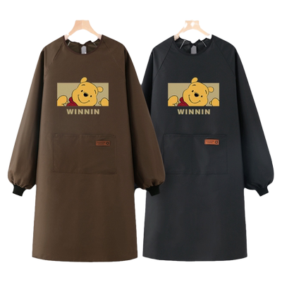 新款防水防油长袖围裙家用