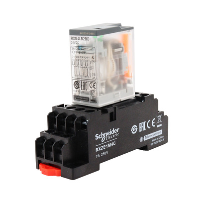 施耐德AC24V小型中间继电器DC48V