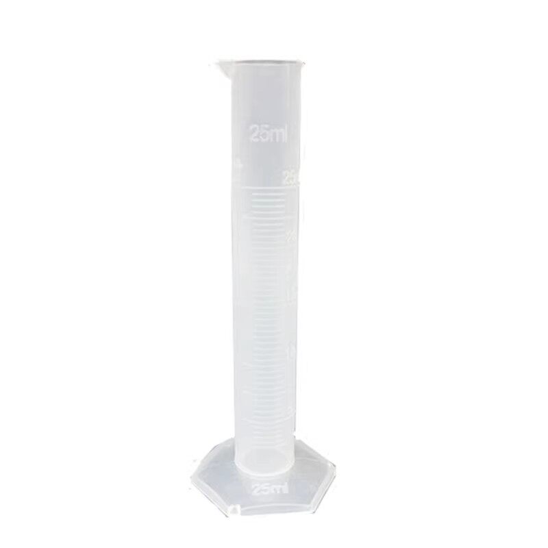 实验室测量筒杯10 25 ml毫升直型刻度玻璃耐高温精准化工仪器食品