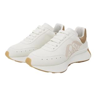 ALEXANDER MCQUEEN 女士系带厚底运动鞋小白鞋781503 WIDNI