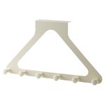 衣柜侧面挂架直角挂钩柜子挂衣架免打孔门后顶挂式挂衣钩挂衣帽架