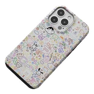 COOSKIN二合一菲林全包iPhone 17 Pro Max卡通蜡笔小新涂鸦15 Plus动漫13适用苹果16 Pro潮流防摔双层手机壳