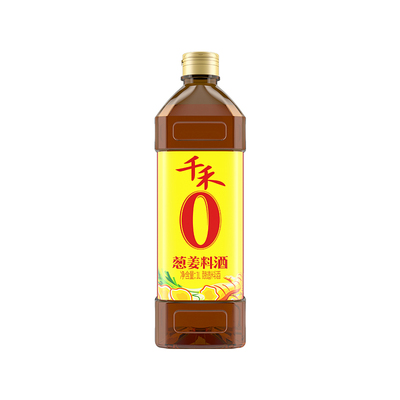 千禾葱姜料酒1L*1瓶家用烹饪去腥
