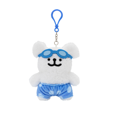 Maltese线条小狗运动系列挂件萌