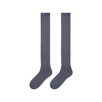 柠萌少女白色miu系夏薄款堆堆袜