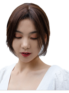 法式自然无痕八字刘海