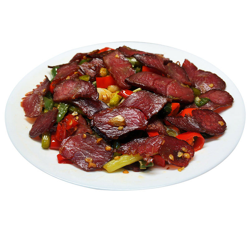 腊牛肉125g湖南特产切片烟熏风干牛肉下酒菜湘西腊味食材商用