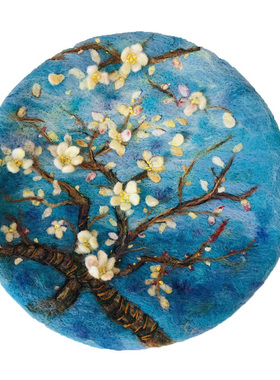 杏花复古风百搭画家帽油画感秋冬