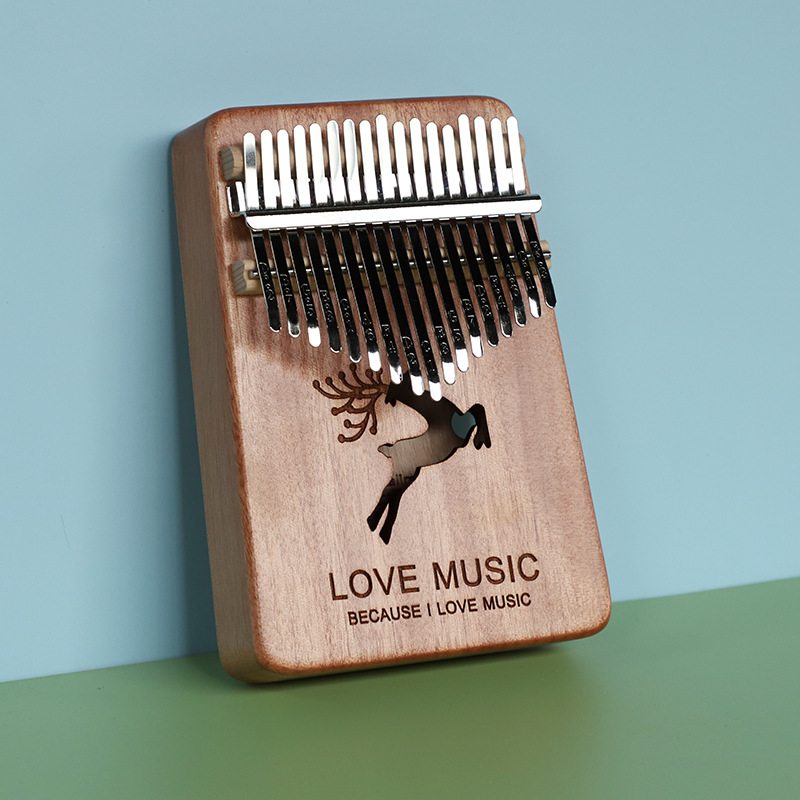 拇指琴卡林巴琴手指17巴林音kalimba男女生乐器卡水晶初学者钢琴