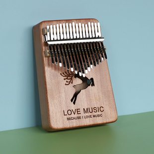 拇指琴卡林巴琴手指巴林男女生乐器初学者17音水晶钢琴卡kalimba