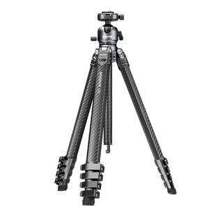 NEEWER纽尔碳纤维异形三脚架微单相机支架单反三角架云台球形摄影手机户外便捷支架横竖拍摄拓展PD配件LT38