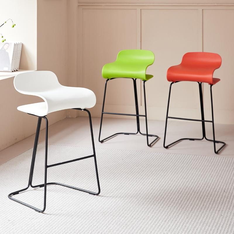 北欧吧台椅家用现代简约凳艺高设计师酒吧前台脚凳凳吧咖啡厅高铁
