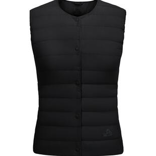 伯希和户外800蓬羽绒马甲女2025新款轻薄登山运动防风排骨羽绒服