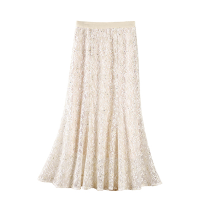 蕾丝鱼尾裙半身裙长裙a字包臀裙