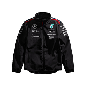 2024新款F1赛车服外套奔驰车队男女机车衣服美式夹克长袖定制秋冬